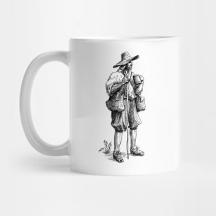 Man in Old Holland Style Mug